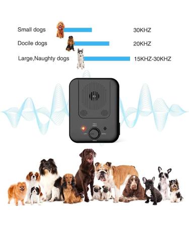Anti-Bark Device for Dogs - 3 Modes 33ft Rechargeable Ultrasound Training - Effective Bark Stopper for Small & Large Dogs - Buy Online on GoSupps.com