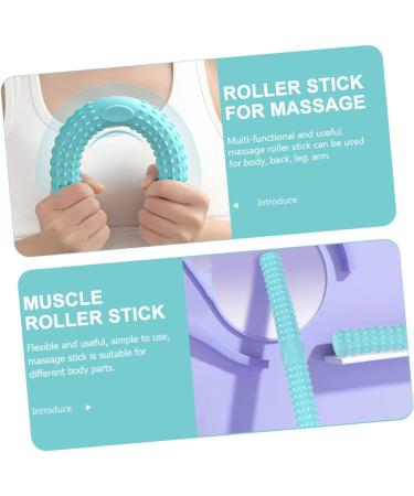 Minkissy Muscle Massage Tools - Body Massage Stick & Roller for Pain Relief | Slipproof TPE Design - Buy Online on GoSupps.com