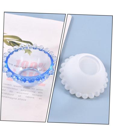 VILLCASE 3 Pcs Lace Dish Mold Vessel Tools Resin Tray Resin Tools Resin Saucer Bowl Manual Mold Plate Simple Whitex3pcs 8.6x4cmx3pcs - Buy Online on GoSupps.com