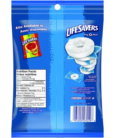 LIFE SAVERS Pep O Mint Candy Mints Bag 150g - Buy Online on GoSupps.com