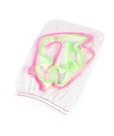 Ruilogod Bathroom Pink Green Body Scrub Peeling Massage Bath Shower Palm Glove (id: 4ff c5c dc2 b6e bd7