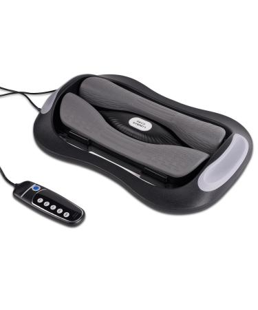 Electrical lumbar traction massage device back tractor with 2 dynamic stretch beam back massager electrical heat treatment and 3 step vibration massage to relieve back pain