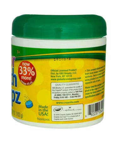 Crayola Color Bath Dropz 3.59 oz - 240 Tablets (4 Pack) | Vibrant and Fun Bath Time Coloring Tablets - Buy Online on GoSupps.com