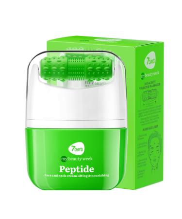7Days 7Days Peptides Face Cream + Rejuvenating Massage Device - Lifting and Moisturizing - Firms Wrinkles Korean Antioxidant Cosmetic Anti-Aging Oily and Rough Skin 40ml