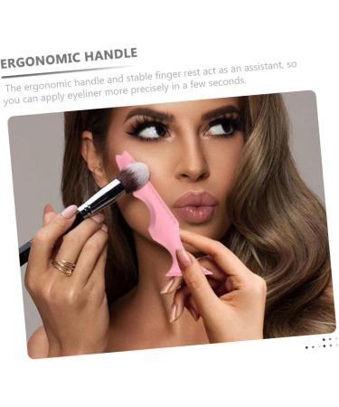 OHPHCALL 3pcs Silicone Beauty Ruler Angled Eyebrow Stencils Eye Liner Stencils for Eyes Lash Tool Eyeliner 15X4.15CM Pink-2 - Buy Online on GoSupps.com