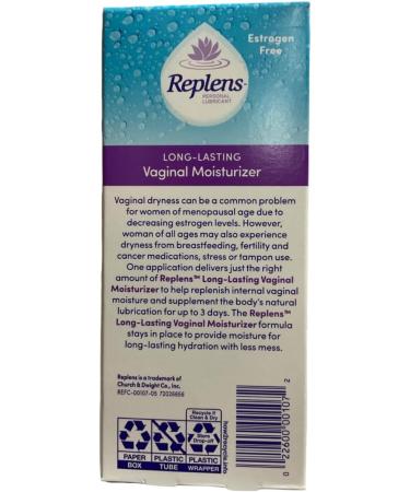 Replens Long-Lasting Vaginal Moisturizer with Reusable Applicator - 1.23 oz | Shop Internationally - Buy Online on GoSupps.com