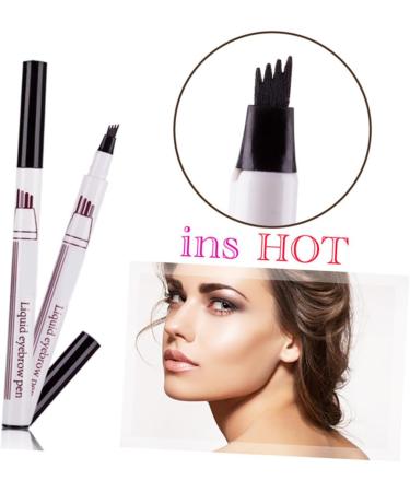 FRCOLOR 3pcs Eyebrow Pencil Eyebrow Makeup Tool Liquid Eyebrow Pen Makeup Tools No Smudge Miss 1 count (Pack of 1) As Shownx3pcs - Buy Online on GoSupps.com