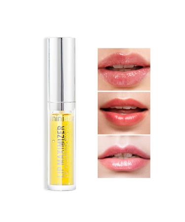 Lip Plumper Gloss Lips Plumping Lip Gloss Natural Lip Plumper Lip Care Products Softer Bigger Fuller Lips Hydrating and Reduce Fine Lines Lip Gloss Energizes Plump Lips