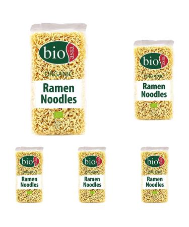 BIOASIA Organic Ramen Noodles without egg quick and easy to prepare vegetarian (1 x 250 g) (pack of 5) 250 g (pack of 5)