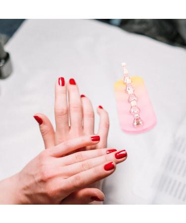 minkissy 1 Set Nail Practice Holder Decor Fake Nails Practice Nail Racks Nail Art Manicure Nail Holder for Painting Nails Beauty Nail Racks Convenient Nail Racks Convenient Nail Holders Pink Yellow - Buy Online on GoSupps.com