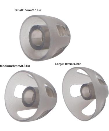 Buy 10 Universal Hearing Aid Domes - Soft Black Replacement Earplugs for Hearing Impaired Seniors - International Shipping Available - Buy Online on GoSupps.com