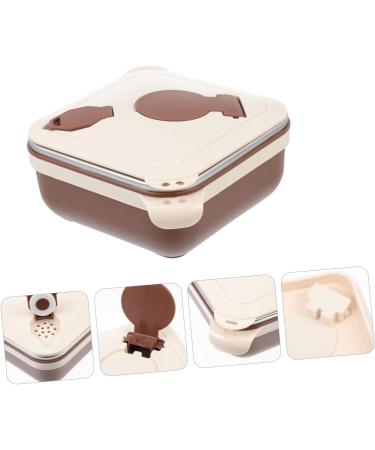 Zerodeko Square Instant Noodle Bowl Snack Carrying Container 304 Stainless Steel Household Products Student - Buy Online on GoSupps.com