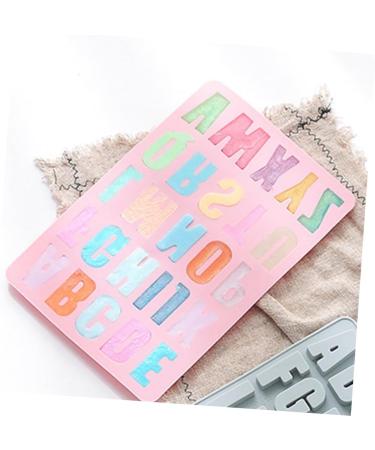 Zerodeko Silicone Ice Molds Trays 1pc 26 Mold Silicone Baking Alphabet Chocolate English Utensil Dessert DIY Creative Ice Tool Pink 27.2X18.2X1.3CM - Buy Online on GoSupps.com