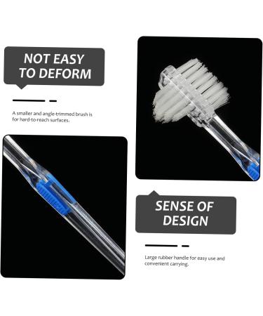 Mobestech 15-Piece Three-Sided Toothbrush & Prosthesis Cleaner - Foldable Bristles for Effective Oral Care | International Shipping Available - Buy Online on GoSupps.com