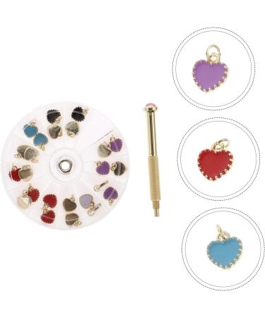 Healeved 5 Sets Nail Pendant 3D Nail Art Decal Nail Rhinestones Nail Art Jewelry Nail Tools False Nails Gems for Nails Gemstones for Nails Glitter Nail Stud Alloy Accessories Manicure - Buy Online on GoSupps.com