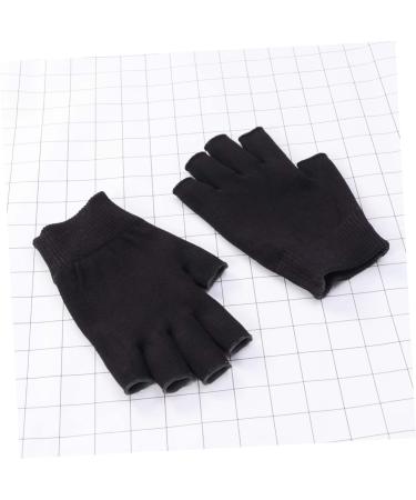 minkissy 3 Pairs Spa Gloves Fingerless Gloves Moisturizing Hand Gloves Mositurizing Glove Hydrating Glove Gel Gloves Black Simple Apparel Black Gel Spa Glove Black Fingerless Gloves - Buy Online on GoSupps.com