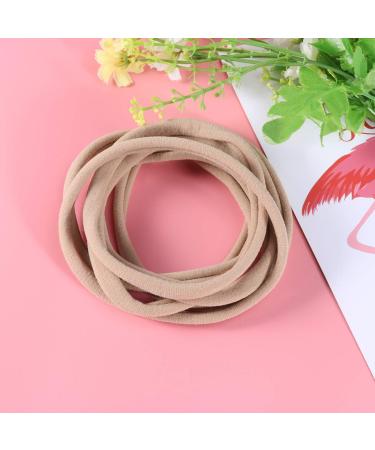 SOLUSTRE 20pcs Soft Nylon Headbands - High Stretchy Baby Hairbands for Newborns (Khaki) | DIY Headwear for Infants - International Shipping - Buy Online on GoSupps.com