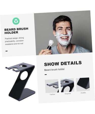 Fomiyes Men's Razor Brush Holder - Acrylic Stand for Manual Shaving Brushes | Durable & Stylish Shaving Tool Organizer - Buy Online on GoSupps.com