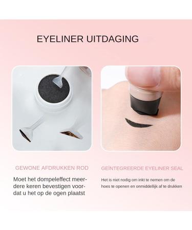 Eyeliners Stamp Winged Eyeliner Stamp Long Lasting Liquid Eye Liner Winged Eyeliner Pencil Smudgeproof Multifunctional Pen Tool for Makeup Beauty Women Girl Family Black - Buy Online on GoSupps.com