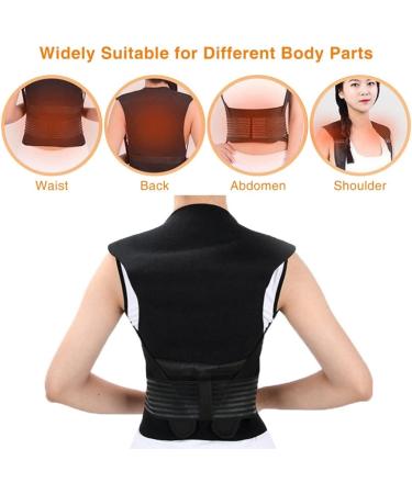 YMGSCC Self Heating Magnetic Therapy Back Waist Support Belt Adjustable Lumbar Brace Massage(L) Large As Shown - Buy Online on GoSupps.com