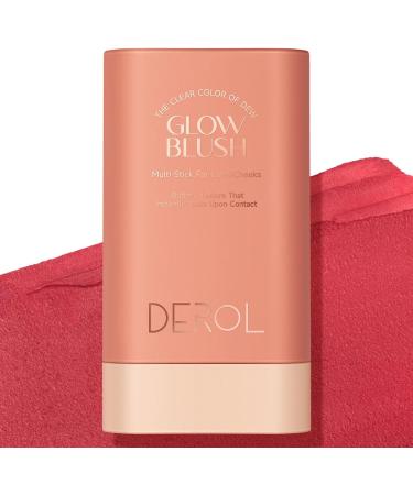 Moisture Blushess Stick - Cheek Tint Cream Blushess for Natural Makeup - Waterproof Long Lasting Glow Rotating Design Blushes Stick for Easy Application For Women Girls Cheeks and Lips Puchen 03 - Buy Online on GoSupps.com
