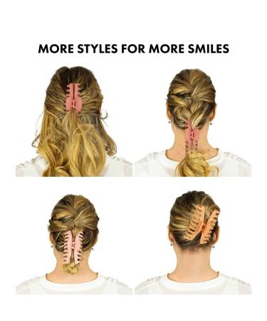 10 Pack Large Hair Claw Clips with Matte Finish - Non-Slip Firm Grip for All Hair Types - Trendy Colors for Women/Girls - Great Gift! - Buy Online on GoSupps.com