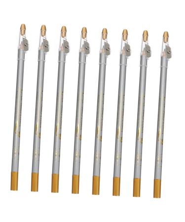 Amosfun 8pcs Tool -in- Eyeliner Pencil Women Sharpener Pen Strokes Eyebrow with Makeup Pencils Girls 1 count (Pack of 1) As Shown