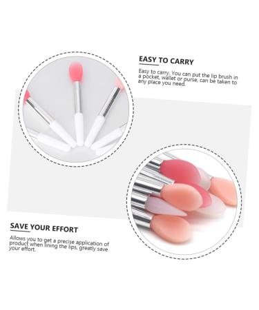 9pcs Silicone Lip Balm & Makeup Brush Set - Lip Spoon Applicator Tool for Perfect Lip Makeup - Essential Cosmetic Accessory for Women - Buy Online on GoSupps.com