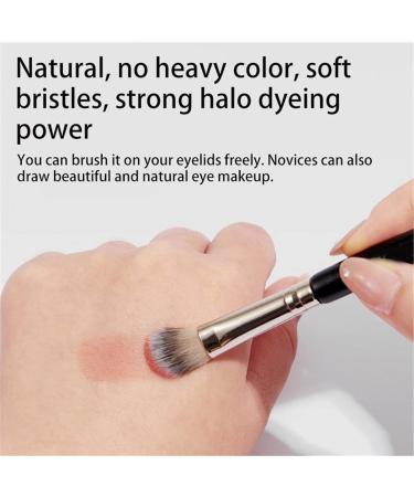Eyeshadow Brush Small Brush Apply Makeup Brush Flat Blending Applicator Precision Crease Brush For Crease Eye Makeup Eyeliner Gothic Pencil Case One Size Black-a - Buy Online on GoSupps.com