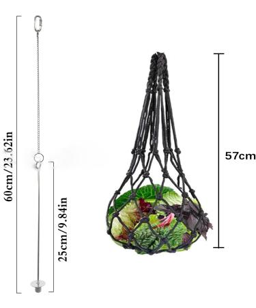 Vokowin Chicken Veggies Skewer Fruit Bag Set Hens Feeder Toy Chicken Food Stick Holder Vegetable String Bag Fruit Holder Stainless Steel Hens Large Birds Treat Skewer (K104-2) - Buy Online on GoSupps.com