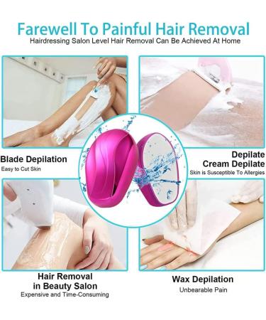 Shop Aomaigad Nano Hair Remover - Painless Crystal Hair Removal Tool for Women | Perfect for All Body Parts (Pink) - Buy Online on GoSupps.com
