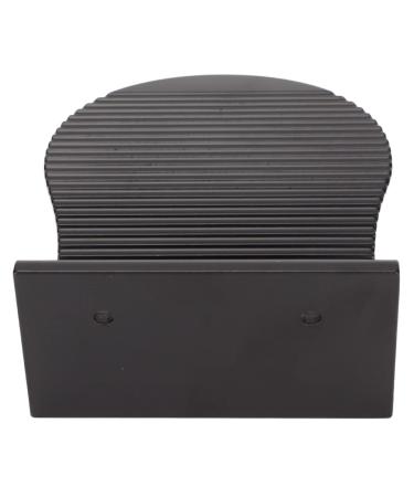 Gernie Shaving Pedestal Foot Stand - Alloy Shoe Shine & Foot Rub Brush Holder (Black) | International Shipping Available - Buy Online on GoSupps.com