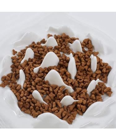DotPet Ceramic Cat Slow Feeder Bowl - Anti-Gulping Interactive Pet Bowl for Healthy Eating, Preventing Bloat & Obesity - Buy Online on GoSupps.com