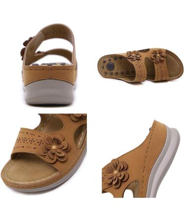 Buy Premium Orthopedic Toe Slippers for Women - Light Non-Slip Wedge Heel Sandals | Size 37 EU - Stylish & Comfortable - Buy Online on GoSupps.com