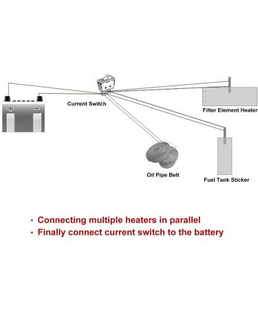 Silicone Heating Pillows - Fast Heating Auto Temp Control Waterproof - 100W Car Heating Pads (DC12V) - Buy Online on GoSupps.com