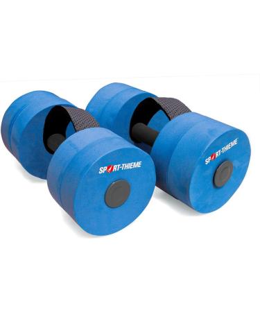 Buy Sport-Thieme Aqua Jogging Dumbbells - Optimal Buoyancy & Water Resistance | Aquafitness Foam Dumbbells in Two Sizes | Skin-Friendly | Blue Senior - Buy Online on GoSupps.com