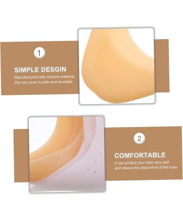 JEWEDECO 6 Pairs Silicone Heel & Toe Protectors - Pain Relief for Pointed Shoes, Boots, Forefoot Pad - Flexible Silica Gel Sleeves Set - Buy Online on GoSupps.com