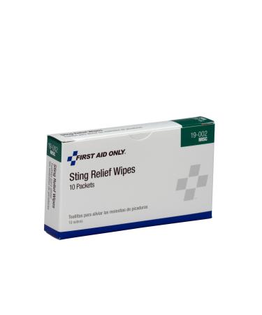Pac-Kit 19-002 Sting Relief Swab (Pack of 10) - Fast Relief from Insect Bites and Stings - Buy Online on GoSupps.com