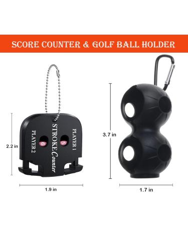 Golf Cleaning Kit - 16 in 1 Towel, Brush, Divot Repair Tool, Ball Alignment, Score Counter & More | Perfect Golf Gifts for Men or Women - Buy Online on GoSupps.com