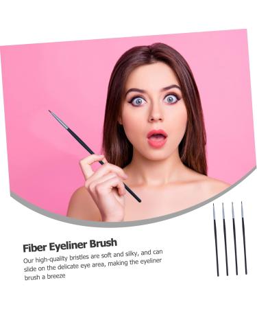 DRESSOOS 4pcs Fine Eyeliner Brush Eye Makeup Brush Lipstick Travel Lipstick Brush Lip Liner Fiber - Buy Online on GoSupps.com