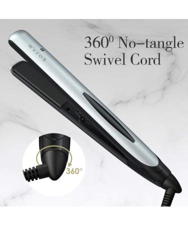 Professional 1 Inch Ionic Ceramic Hair Straightener - LED Digital Display & Temperature Control (284 to 446 ) - Auto Shut Off | International Shipping - Buy Online on GoSupps.com