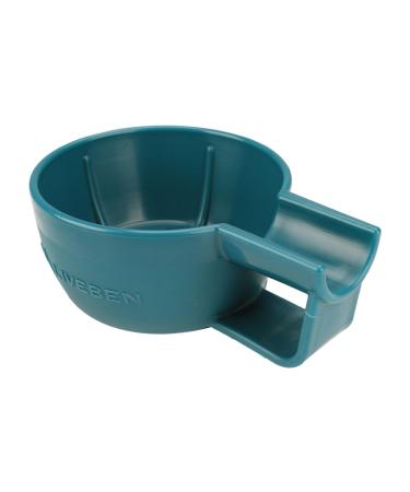 Fenteer razor cups wet razing cups hairdressing accessories portable shaving soap cum shaving bowl for birthday Valentine's Day gifts father blue