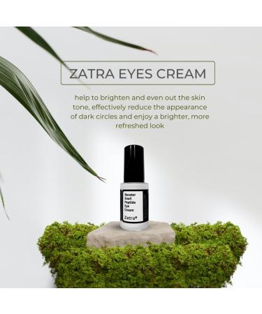 Peptide Eye Cream with Snail Mucin & Niacinamide - Brightening Moisturizer for Dark Circles Wrinkles & Fine Lines - Made in Korea - Buy Online on GoSupps.com