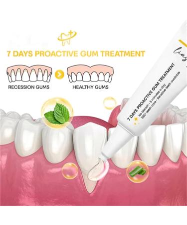 7 Days Proactive Gum Treatment Gum Instant Treatment Gel Teeth Stain Remover for Sensitive Teeth Stain Removal Care Deeply Cleaning Gums (3PCS) - Buy Online on GoSupps.com