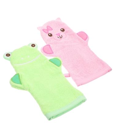 FRCOLOR 8 Pcs Kids Bath Mittens - Exfoliating Shower Mitts for Kids | Ideal Bathing & Cleaning Supplies - Buy Online on GoSupps.com