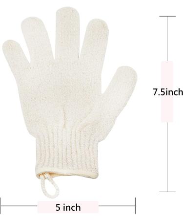 Exfoliating Gloves for Smooth & Soft Skin - Body Scrub & Ingrown Hair Remover - Shower Scrubber for Women & Men - 1 Pair - Buy Online on GoSupps.com