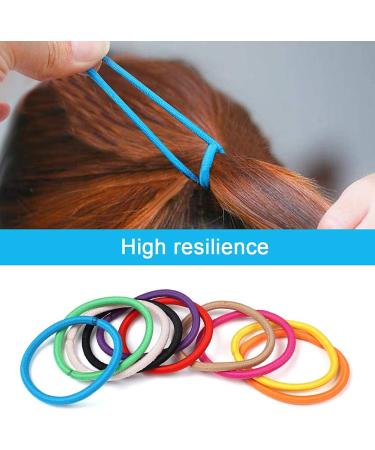 JCF Elastic Hair Bands 50Pcs - Multicolor Hair Ties for Women and Girls - Buy Online on GoSupps.com