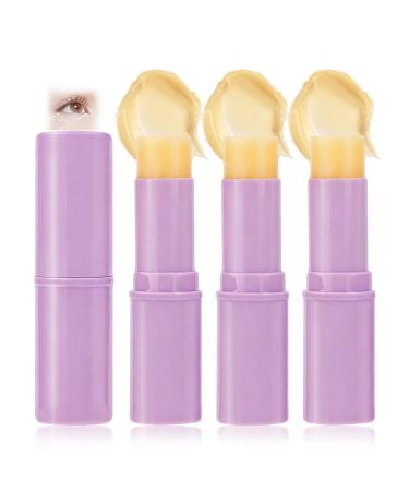 KTouler 3Pcs Eye Balm Stick | Moisture Under Eye Brightener Balm Stick | Hydrating Stick & Multi-Purpose Smooths Cream Wrinkles-Restore and Hydrate - Vegan Skincare