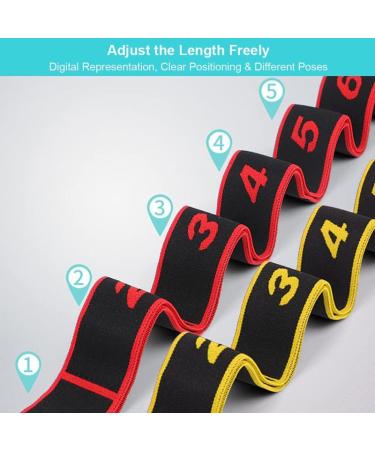 2-Pack Elastic Fitness Training Bands with Loops | Washable Gymnastics & Yoga Stretch Bands - Buy Online on GoSupps.com