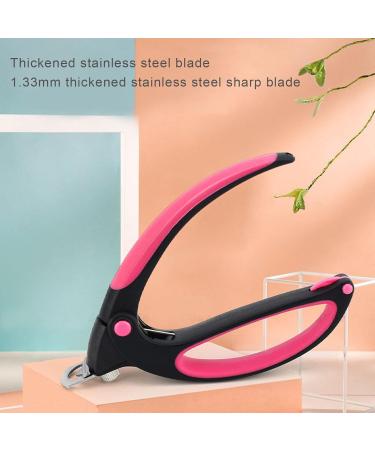 Acrylic Nail Clipper Stainless Steel Flexible Fake Nail Tip Trimmer with Silicone Handle Professional Acrylic Nail Tip Cutter Trimmer Manicure Tool for Salon Home - Buy Online on GoSupps.com